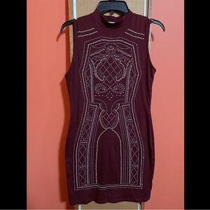 Say What? Bedazzled Bodycon Dress